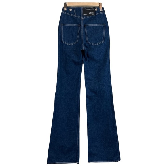New Veronica Beard $348 Crosbie Wide Leg High Rise Comfort Stretch Jeans Size 23 - Picture 2 of 10
